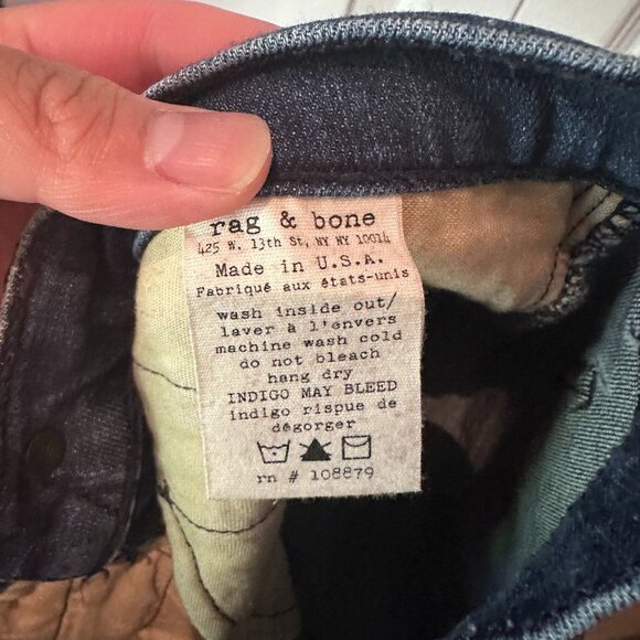 EUC Rag & Bone triple zip skinny jeans - Picture 5 of 5